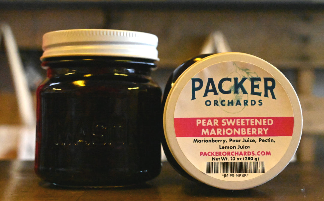 Pear Sweetened Marionberry Jam