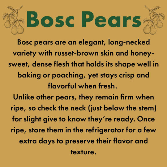 Bosc Pears Gift Box