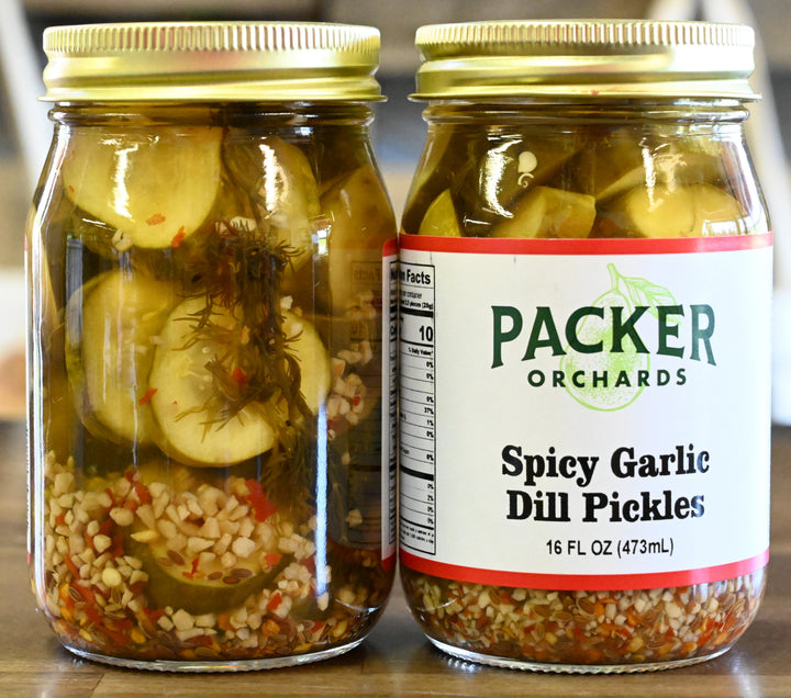 Spicy Garlic Dill Pickles – Packer Orchards